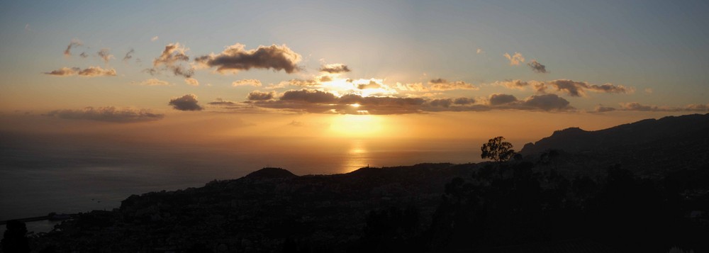 Abendstimmung über Funchal