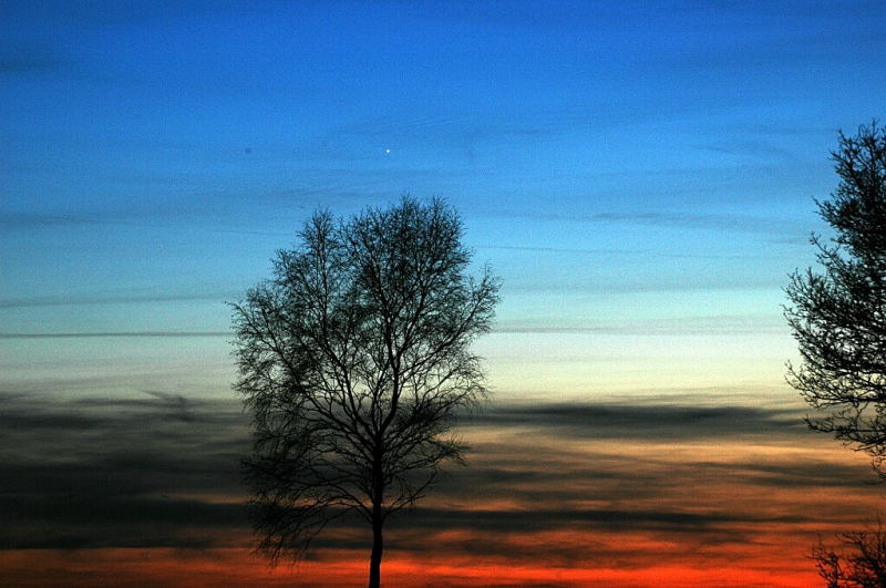 Abendstimmung über Gernsdorf