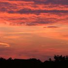 Abendstimmung über Harburg