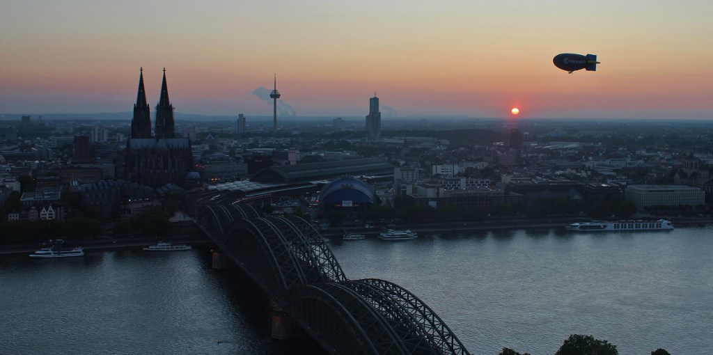 Abendstimmung über Köln