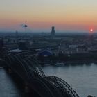 Abendstimmung über Köln