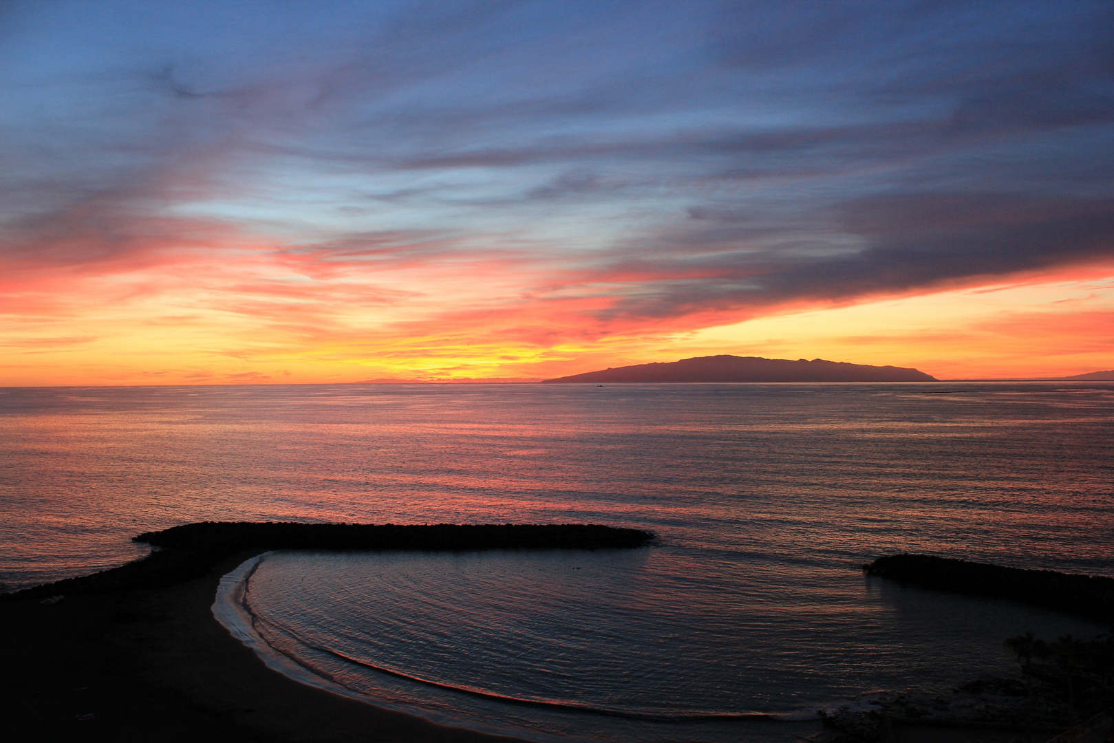 Abendstimmung über La Gomera