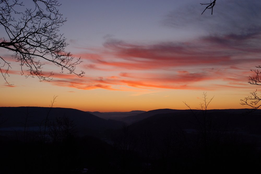 Abendstimmung über Meiningen