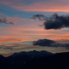 Abendstimmung über Meran