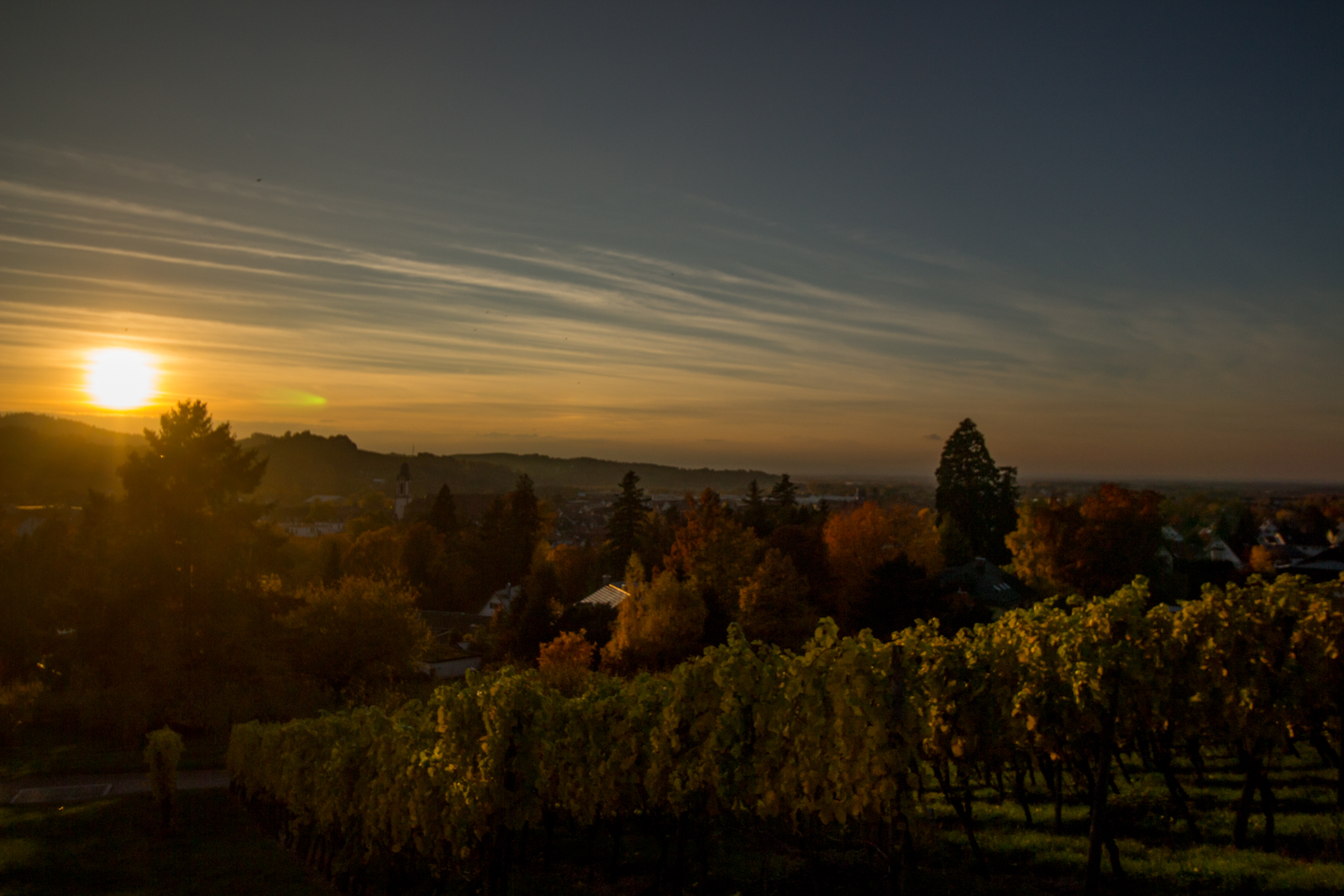 Abendstimmung über Oberkirch