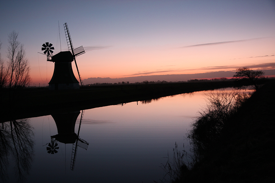 Abendstimmung über Ostfriesland