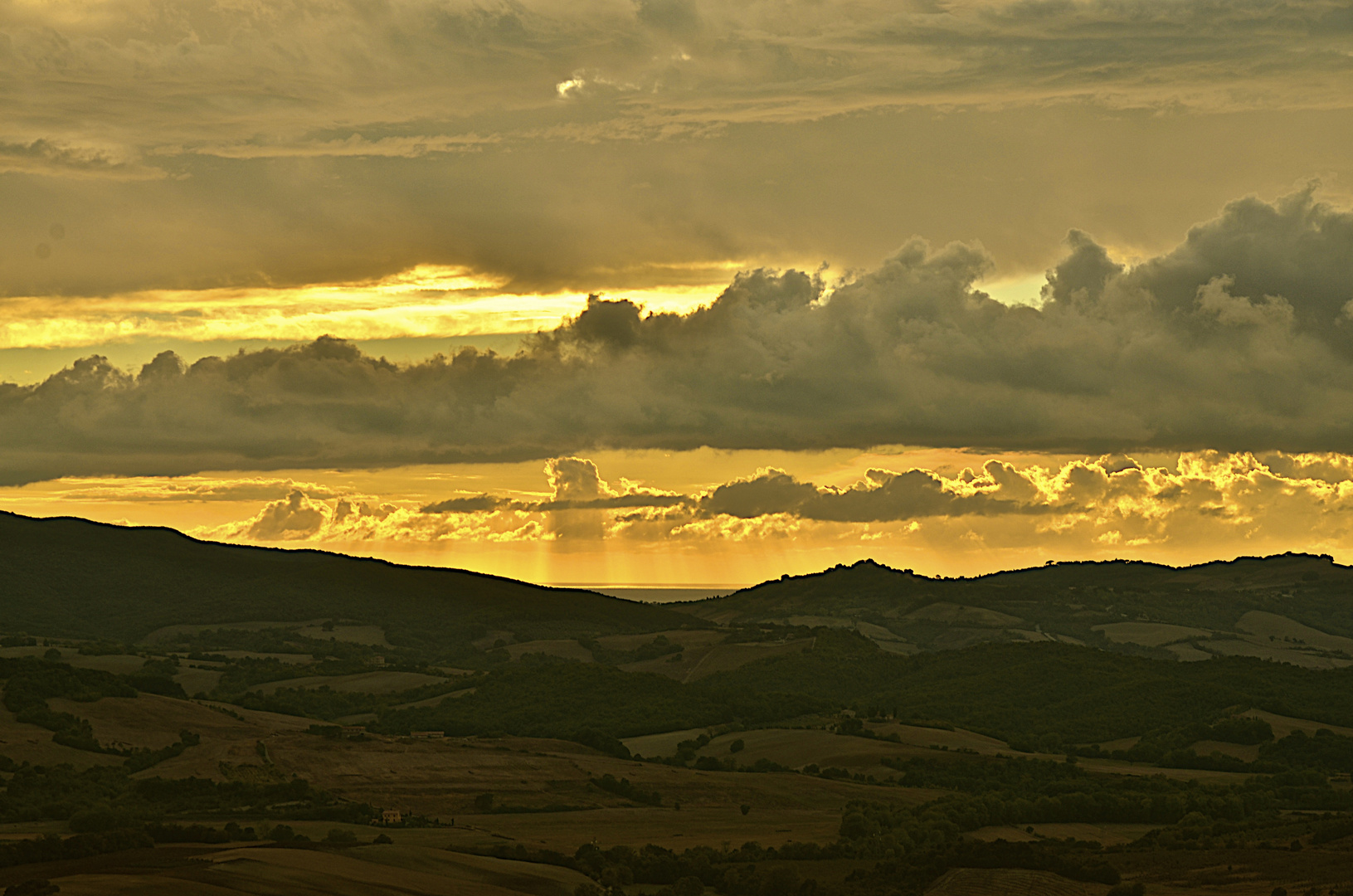 Abendstimmung über Querceto