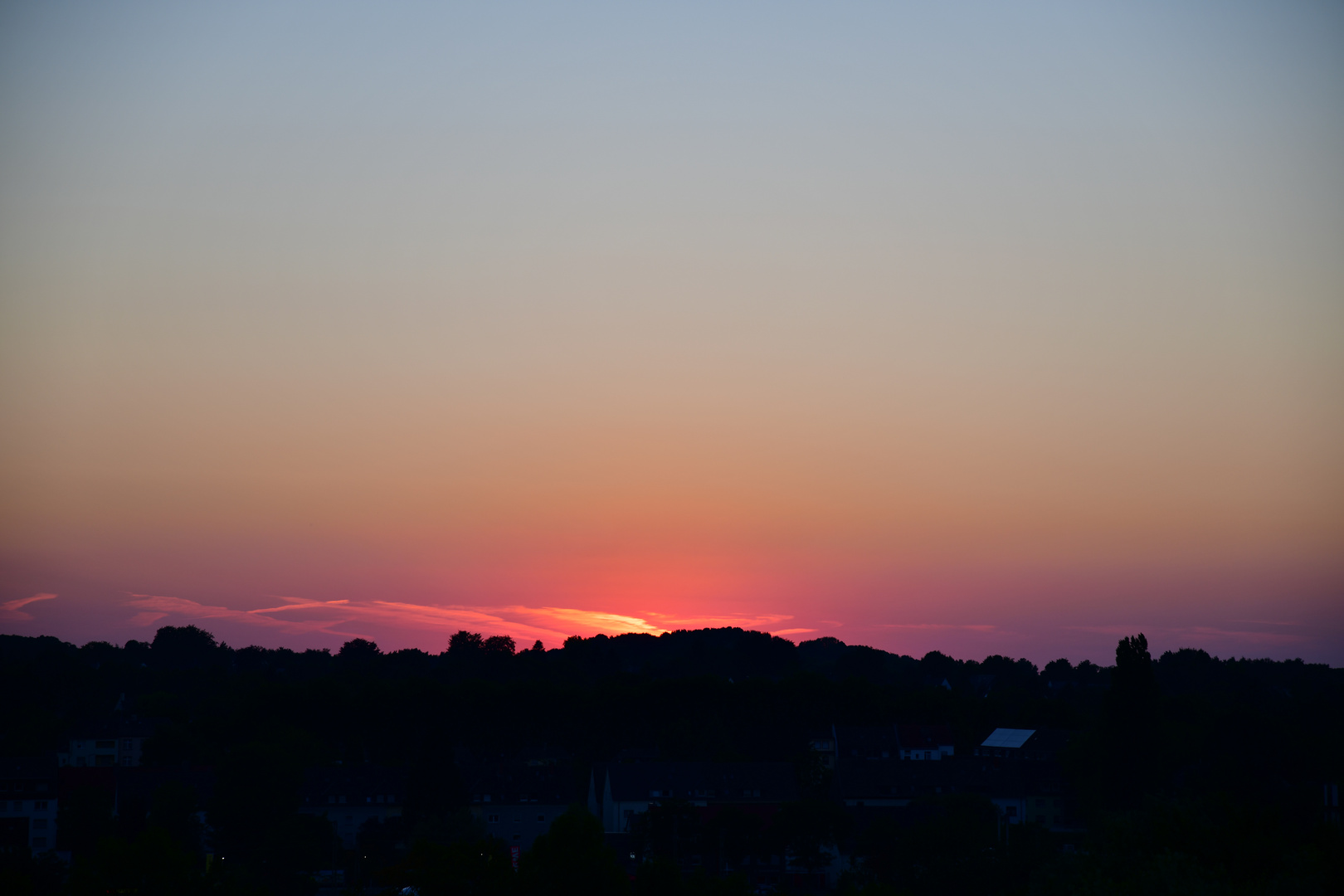 Abendstimmung über Recklinghausen Nord