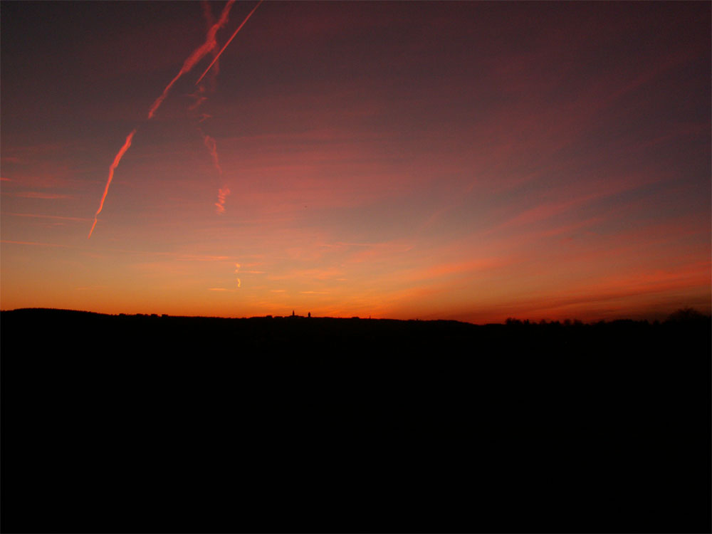 Abendstimmung über Remscheid