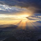 Abendstimmung über Salzburg