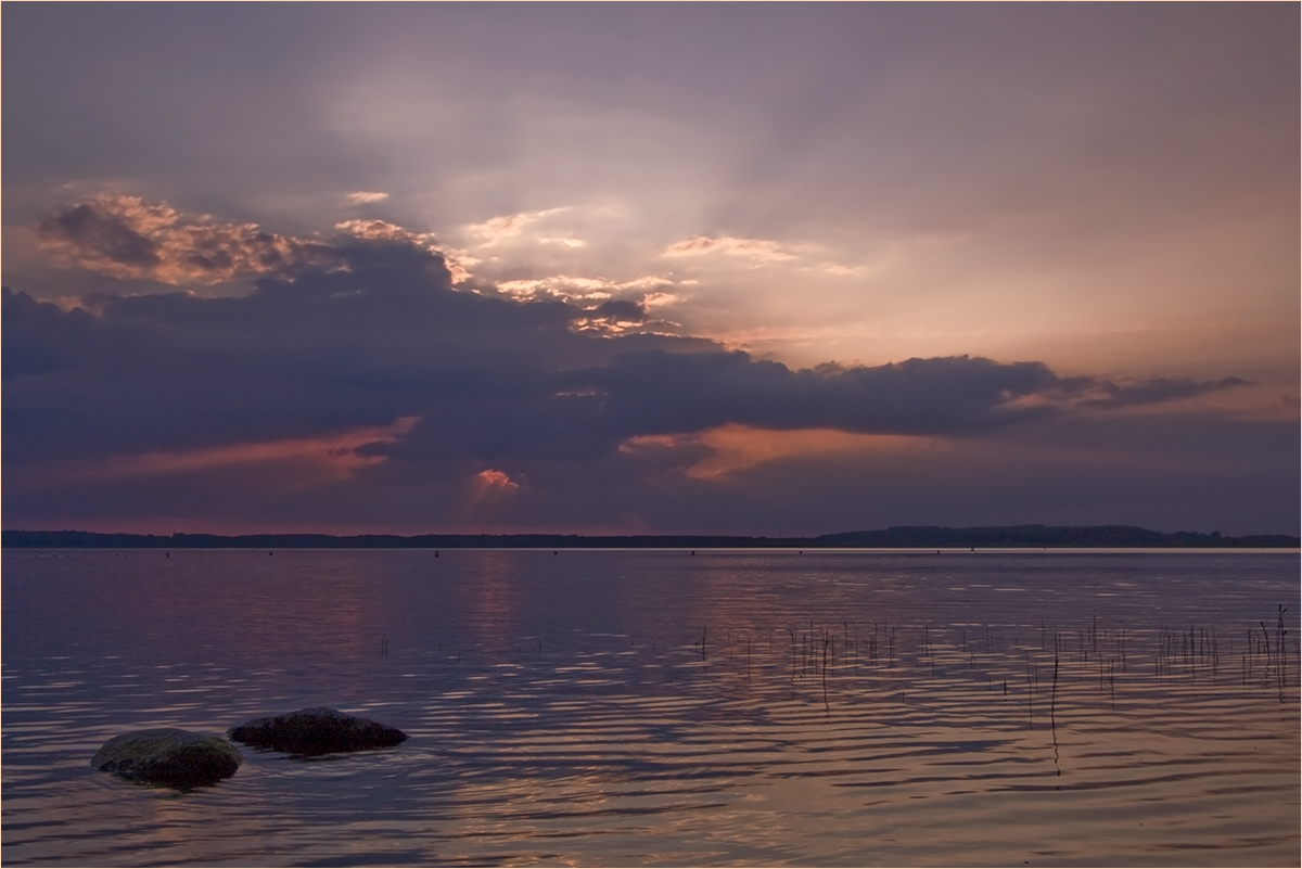 Abendstimmung über Untergöhren