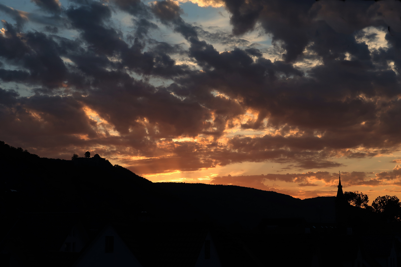 Abendstimmung über Urach