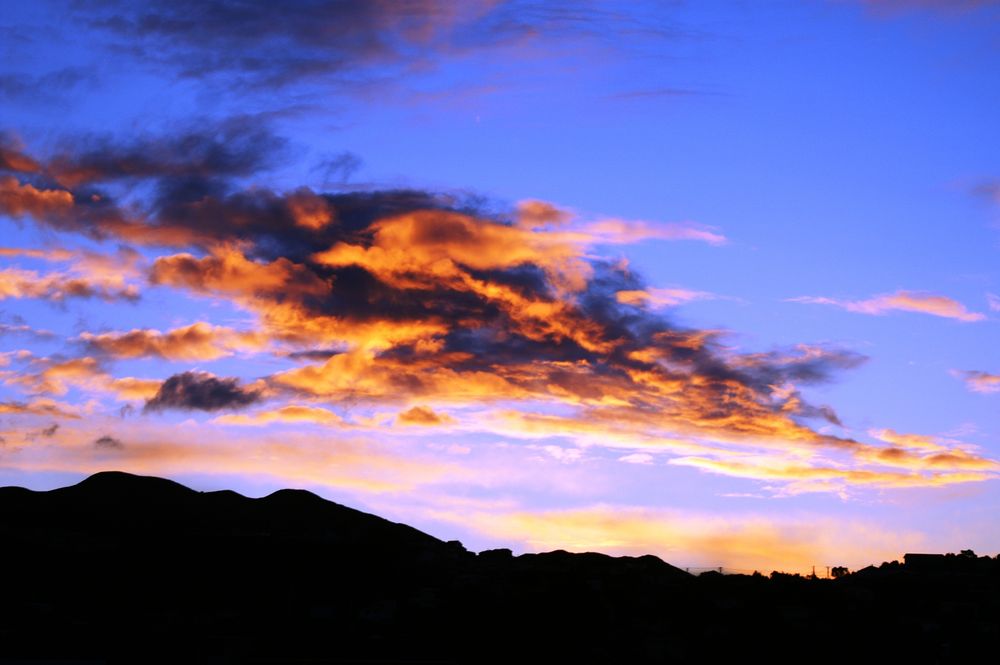 Abendstimmung über Wellington