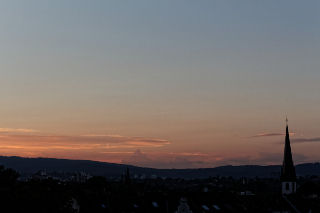 Abendstimmung über Wiesbaden