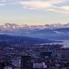 Abendstimmung über Zürich