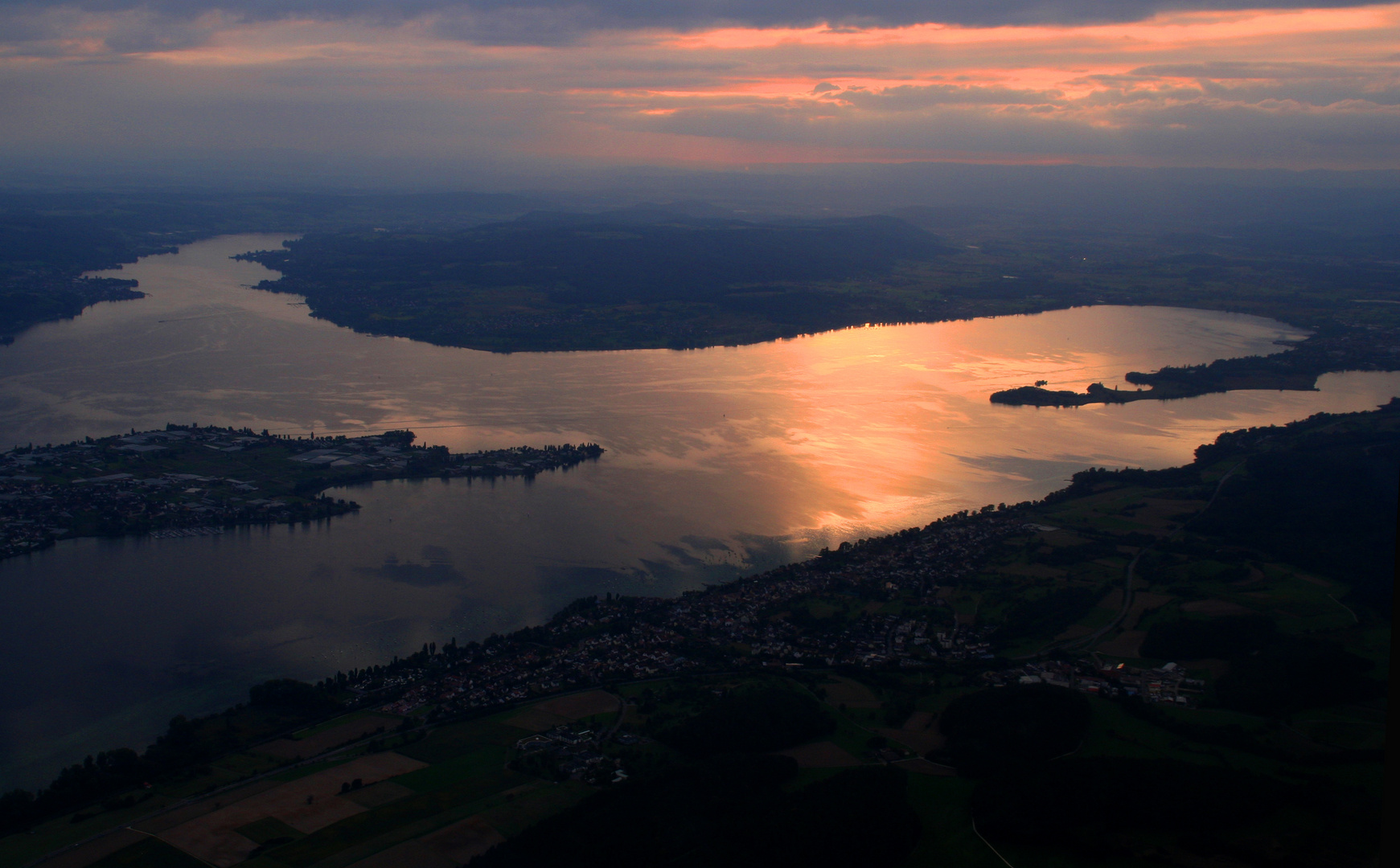 Abendstimmung überm Bodensee