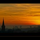 Abendstimmung überm Dorf