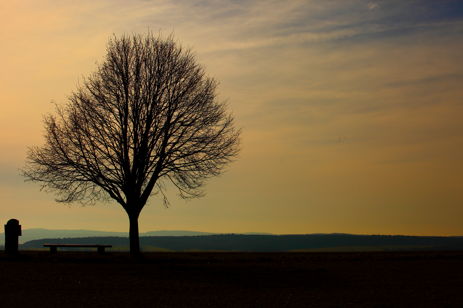 Abendstimmung über´m Hessen-Land