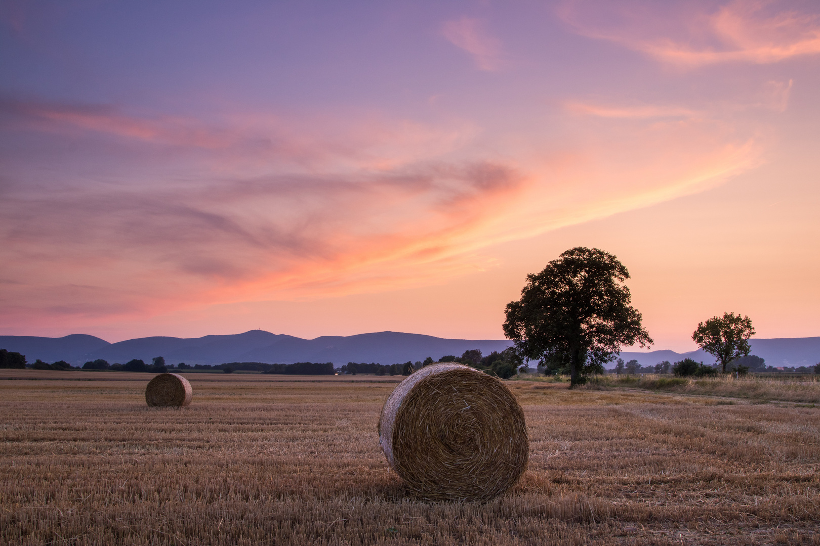 Abendstimmung überm Rollfeld