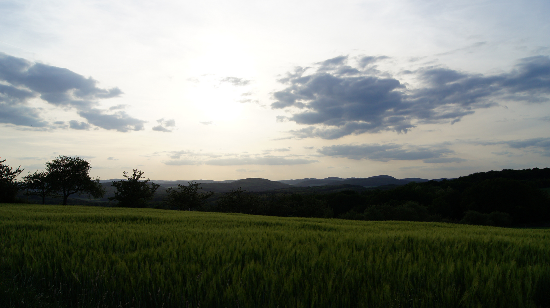 Abendstimmung unbearbeitet