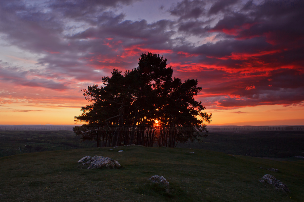 Abendstimmung unter dem Teckberg