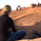 Abendstimmung unterm Delicate Arch - Utah, USA