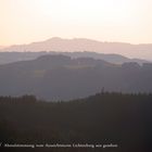 Abendstimmung vom Aussichtsturm Lichtenberg gesehen