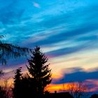 Abendstimmung vom Balkon