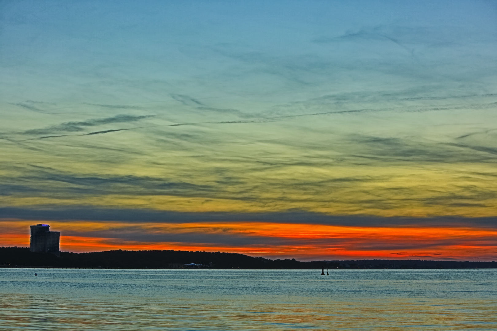 Abendstimmung vom Hundestrand Niendorf