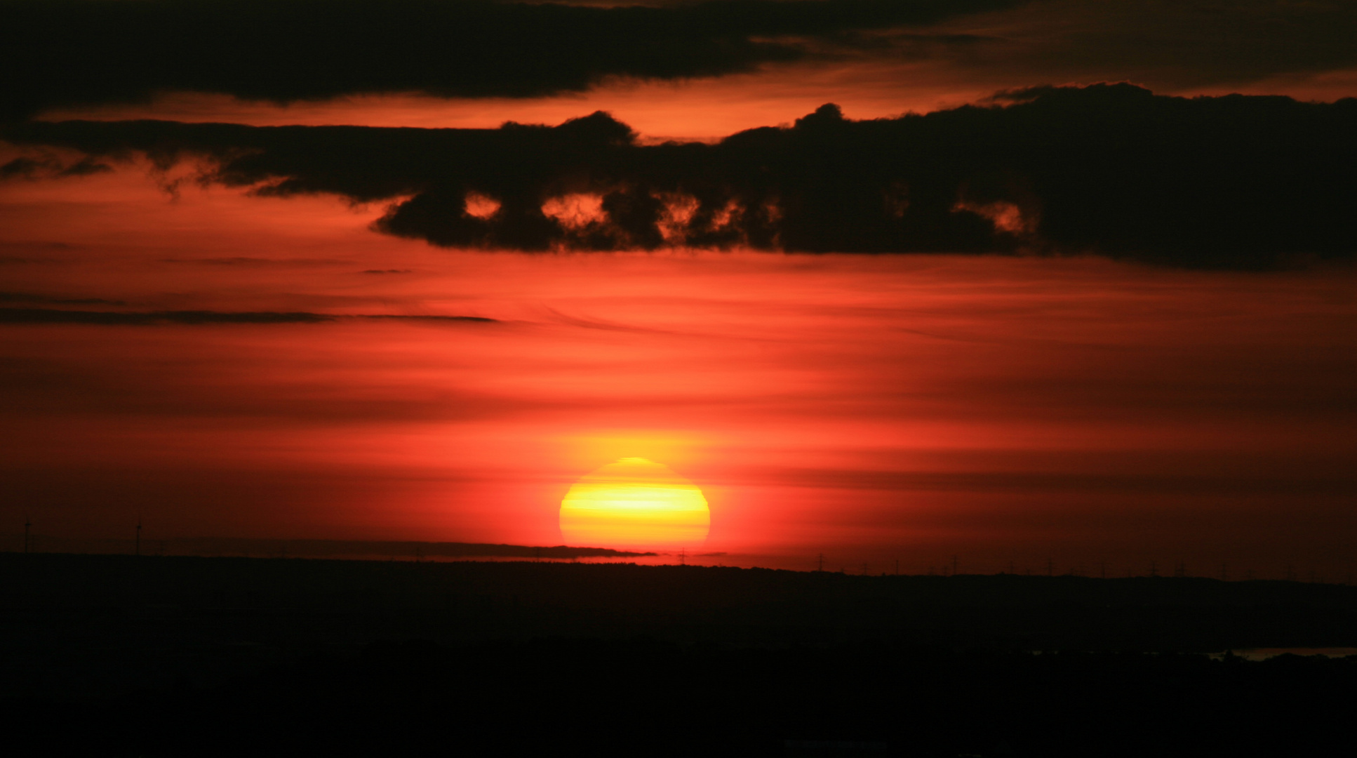 Abendstimmung von Hamburg