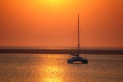 Abendstimmung vor Borkum