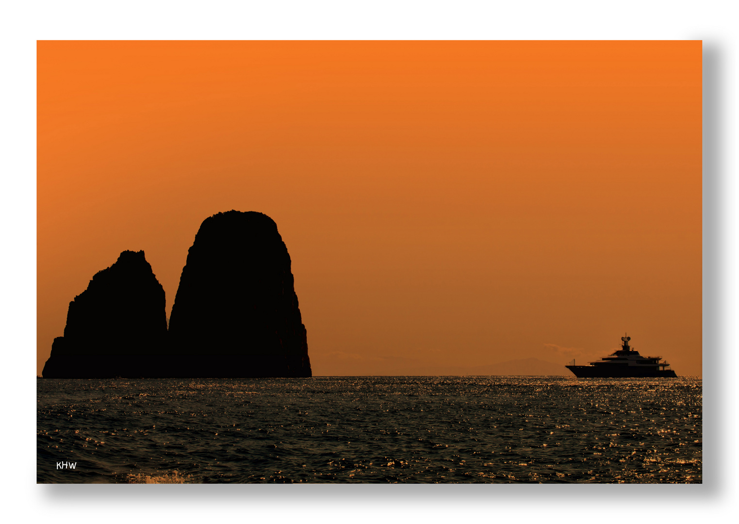 Abendstimmung vor Capri