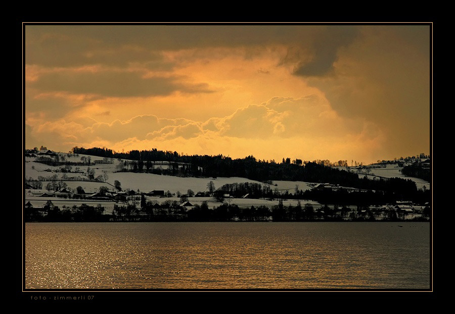 Abendstimmung vor dem Frühlingsanfang