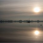 Abendstimmung vor der Insel Reichenau