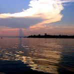 Abendstimmung vor Friedrichshafen