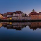 Abendstimmung vor historischer Kulisse