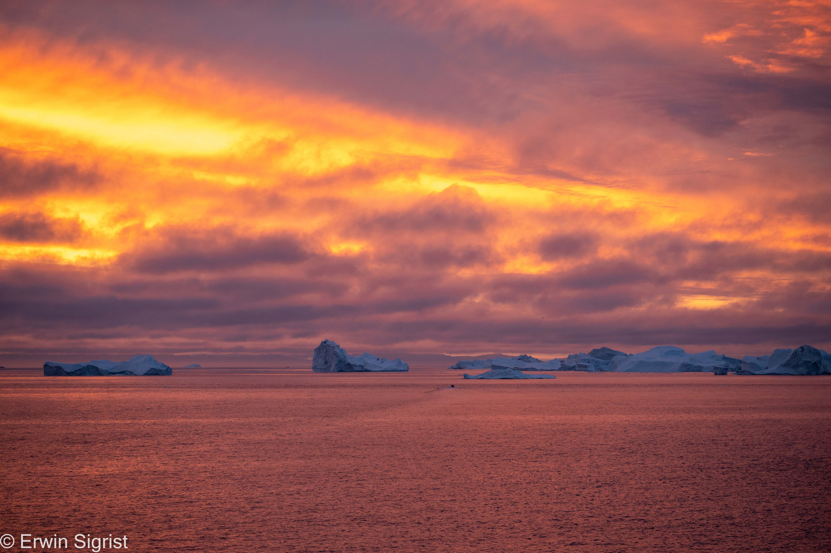 Abendstimmung vor Ilimanaq - Grönland