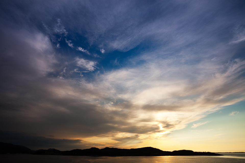 Abendstimmung vor Trondheim