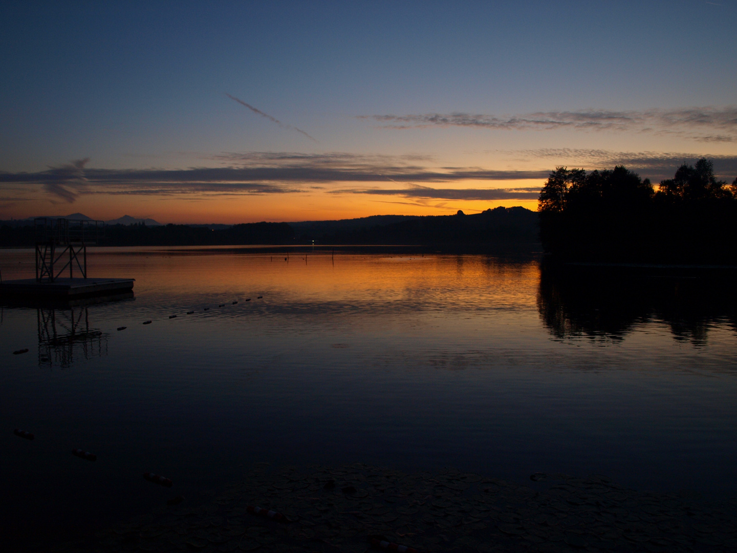 Abendstimmung Waging am See