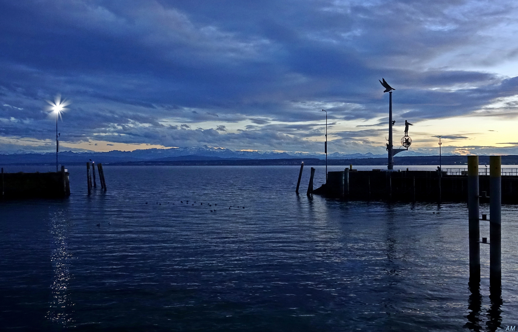 Abendstimmung zur blauen Stunde...