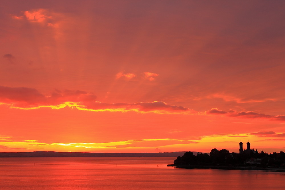 Abendstimmung,Bodensee,Friedrichshafen