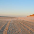 Abendstmmung am Strand auf der Nordseeinsel Spiekeroog