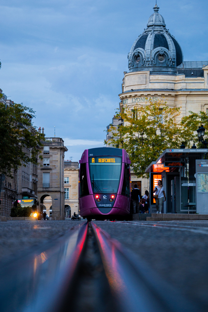 Abendstraßenbahn