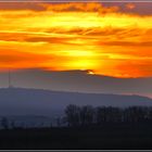 Abendstudie vom Sonnenuntergang