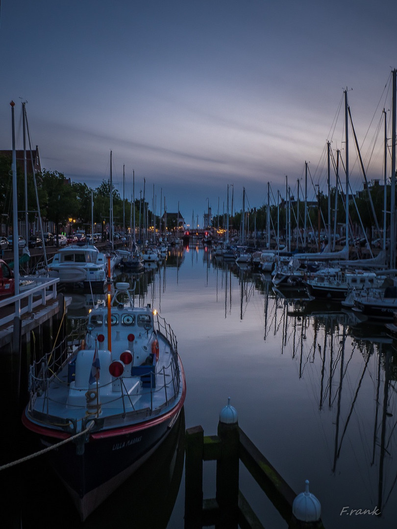 Abendstunde am Hafen