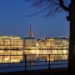 Abendstunde an der Binnenalster