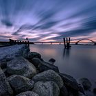 Abendstunde an der Fehmarnsundbrücke