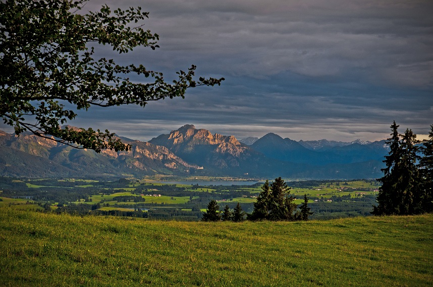 Abendstunde im Schwanengau