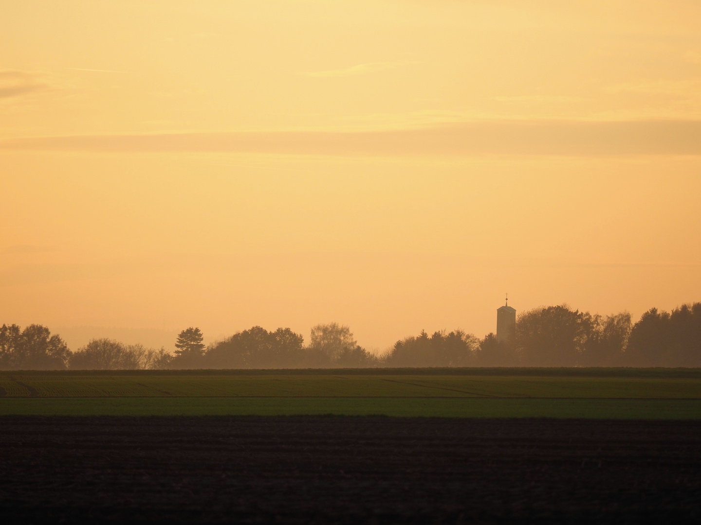 Abendstunde im Winter