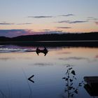 Abendstunde über dem Kiasjön in Schweden